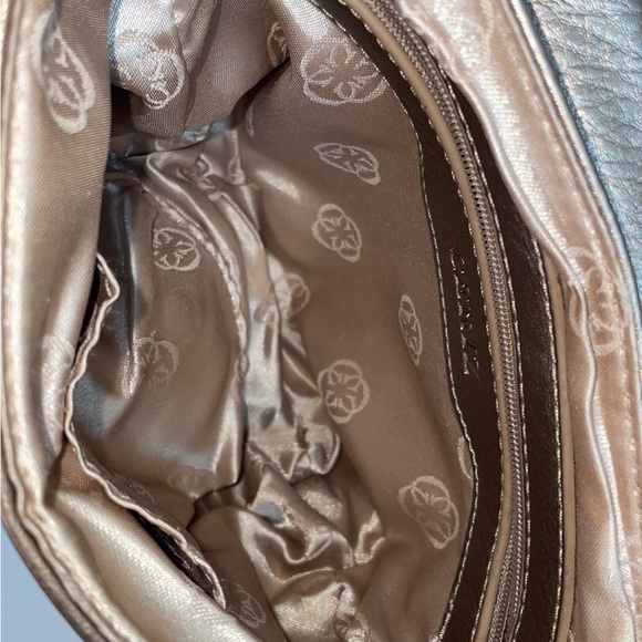 Ceriz Bronze Tone Sling Bag adjustable strap NWOT - Picture 7 of 12